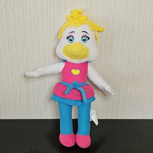Chuck E Cheese Helen Henny Plush Stuffed Doll 11" Showbiz Pizza Time Toy Duck - Picture 1 of 8